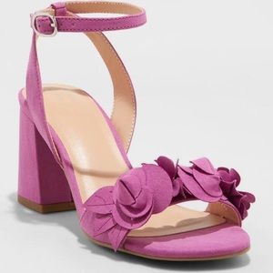 Nichelle Floral Heel Pumps - A New Day Orchid 7.5